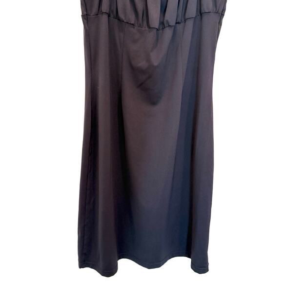 Vintage Y2K Newport News Black Slip Dress – Women’s 12 - Picture 3 of 13